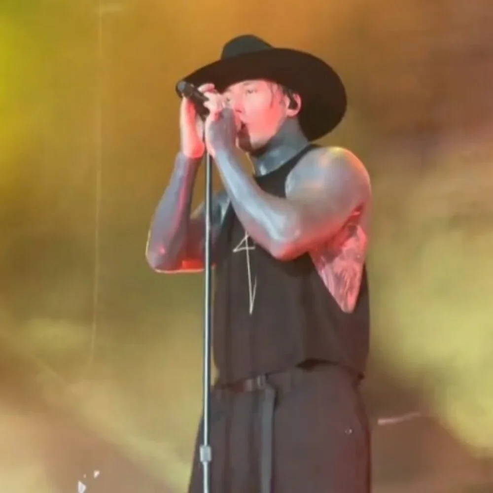 Falling In Reverse Cowboy Hat Ronnie Radke All‎ My Life Tour Merch Black